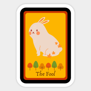 Autumn Tarot - The Fool Sticker